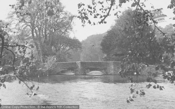 Photo of Ashford In The Water, Sheepwash Bridge c.1955