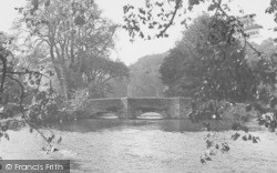 Ashford-In-The-Water, Sheepwash Bridge c.1955, Ashford In The Water