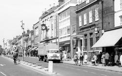 Lower High Street, Bank And Shops c.1965, Ashford