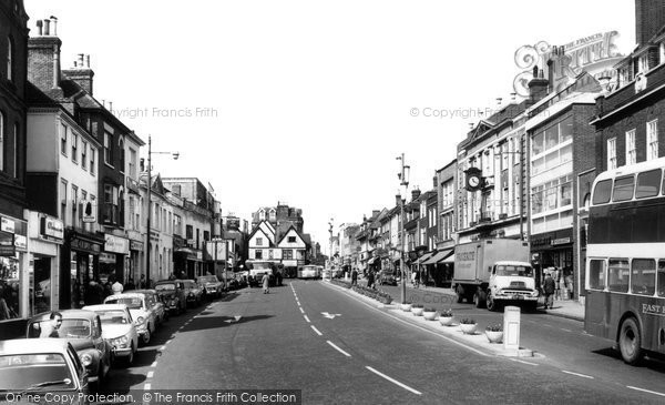 Photo of Ashford, Lower High Street c.1965
