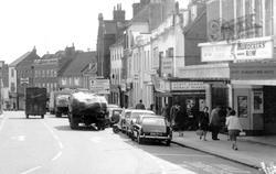 Lower High Street, Cinema And Shops c.1965, Ashford