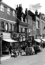 Lower High Street, Shops c.1965, Ashford