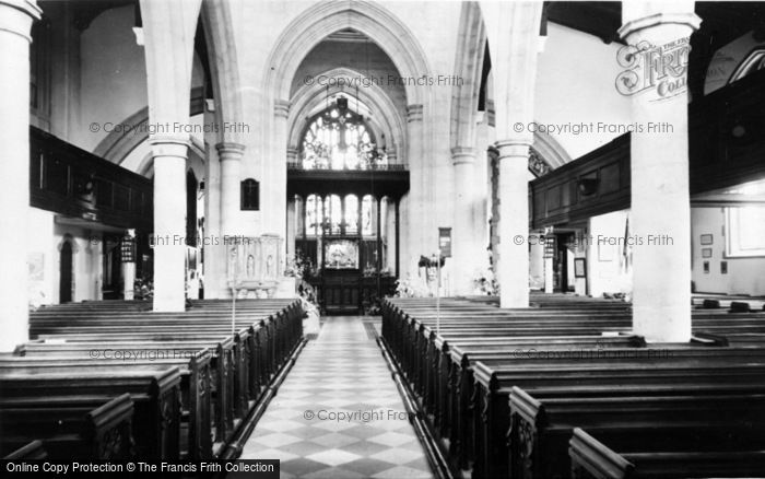 Photo of Ashford, Parish Church Interior c.1960