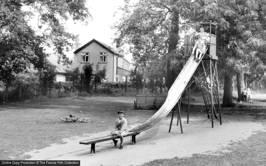 Ashford, Recreation Ground, the Slide 1962