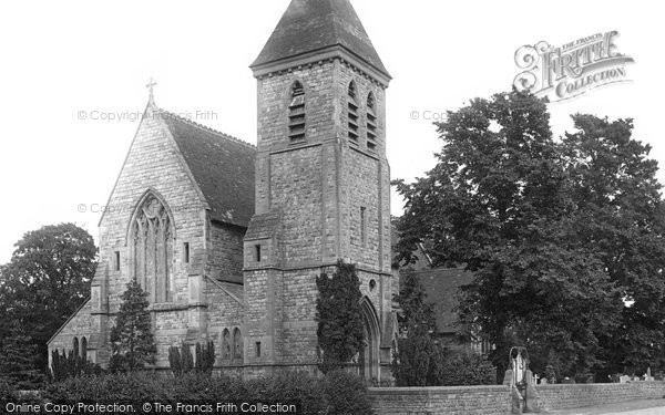 Photo of Ashford, St Matthew's Church 1895
