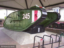 Ashford, the Great War Tank in St George's Square 2004