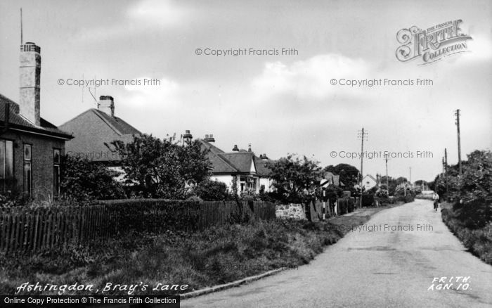 Photo of Ashingdon, Bray's Lane c.1955