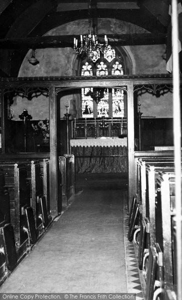 Photo of Ashingdon, St Andrew's Church Interior c.1960