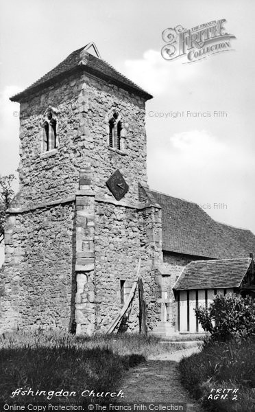 Photo of Ashingdon, The Church c.1955