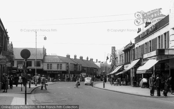 Photo of Ashington, Station Road c.1955