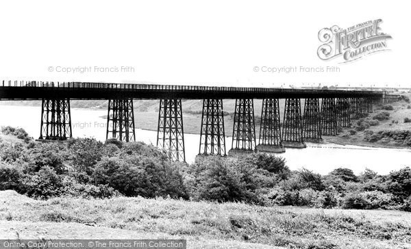 Photo of Ashington, the Viaduct c1955