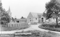 Church And Tithe Barn c.1960, Ashleworth