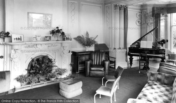Photo of Ashover, Eastwood Grange Drawing Room c.1955