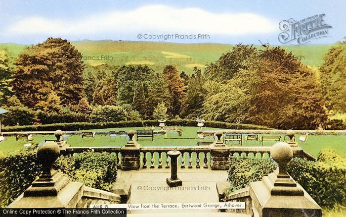 Photo of Ashover, Eastwood Grange, View From The Terrace c.1955