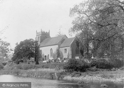 Church Of The Assumption Of Our Lady And River c.1880, Ashow