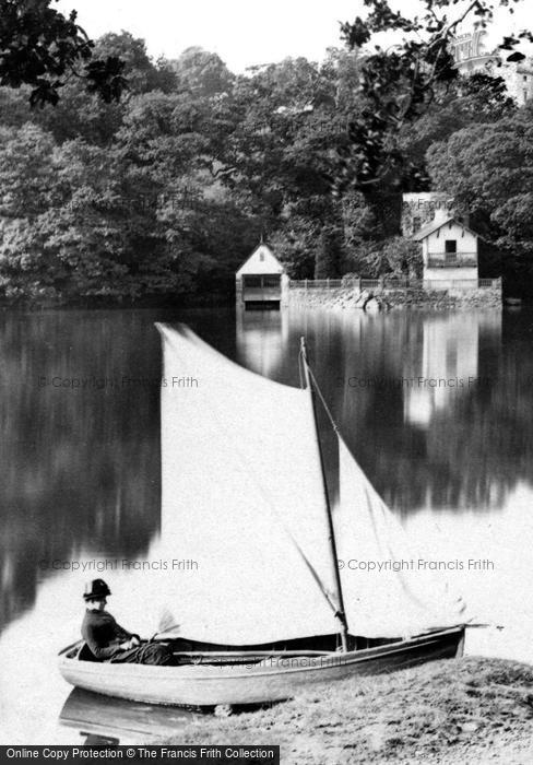 Photo of Ashprington, Sailing On The Dart At Sharpham 1889