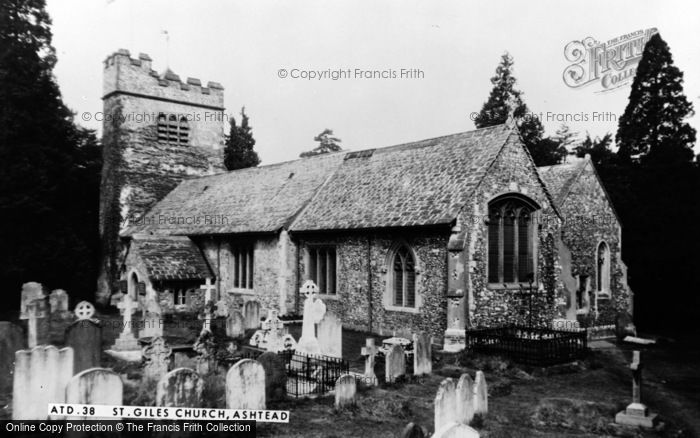 Photo of Ashtead, St Giles Church c.1955