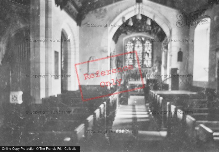 Photo of Ashtead, St Giles' Church Interior 1908