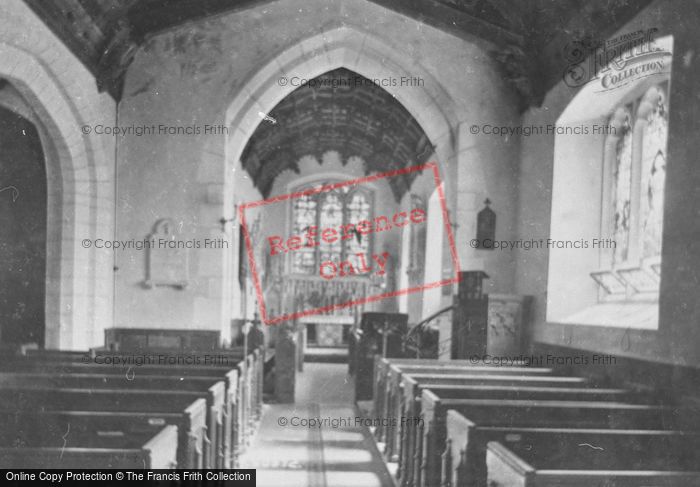 Photo of Ashtead, St Giles' Church Interior 1908