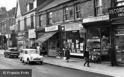 Shops On Gerrard Street c.1960, Ashton-In-Makerfield