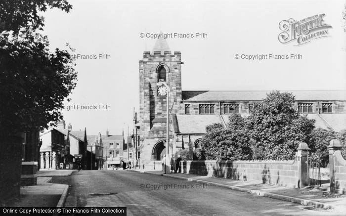 Photo of Ashton In Makerfield, St Thomas' Church, Warrington Road c.1955