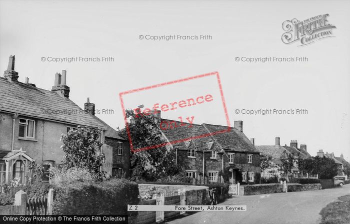 Photo of Ashton Keynes, Fore Street c.1955