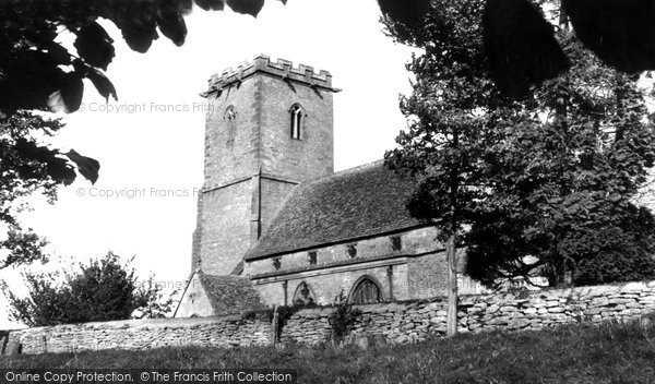 Photo of Ashton Keynes, Holy Cross Church c.1955