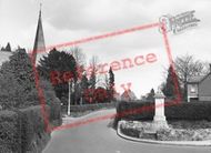 The Memorial And St Dunstan's Church c.1960, Ashurst Wood