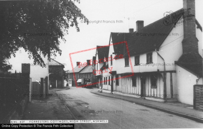 Photo of Ashwell, Forresters Cottages, High Street c.1960