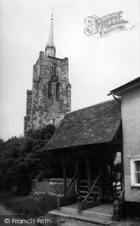St Mary's Church And Lychgate c.1955, Ashwell