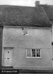 The Pargetted Part Of The Guildhouse c.1950, Ashwell