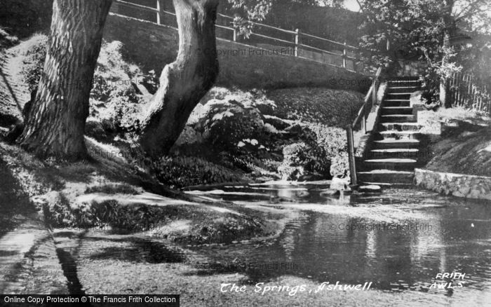 Photo of Ashwell, The Springs c.1950