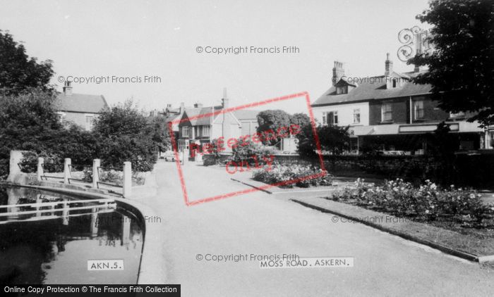 Photo of Askern, Moss Road c.1960