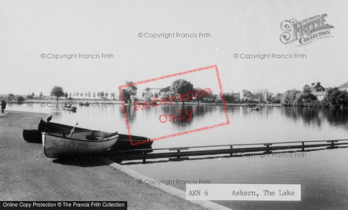 Photo of Askern, The Lake c.1960