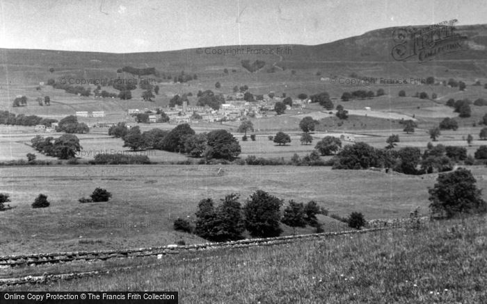 Photo of Askrigg, From Brush Farm c.1955