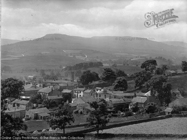 Photo of Askrigg, From North 1924