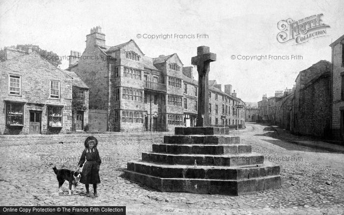 Photo of Askrigg, Street And Market Cross 1896