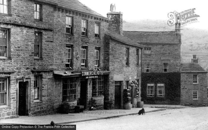 Photo of Askrigg, Sykes Commercial Hotel 1906