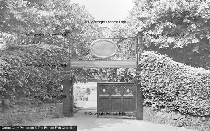 Photo of Aspatria, The War Memorial Gates c.1960