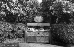 War Memorial Recreation Ground Gates c.1960, Aspatria
