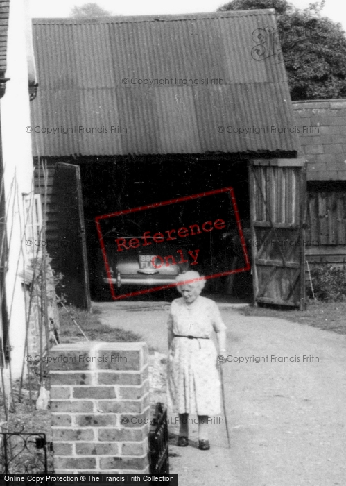 Photo of Assington, An Elderly Lady, The Old Forge c.1960