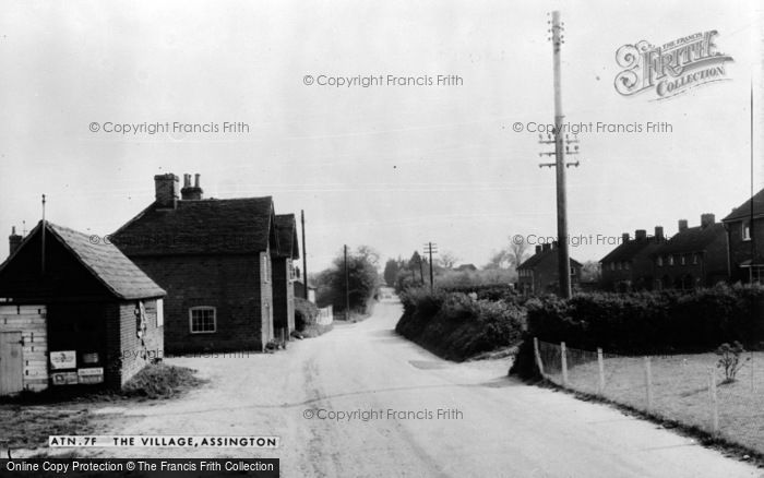 Photo of Assington, The Village c.1960