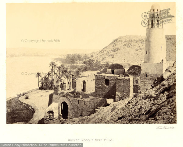 Photo of Assouan, Ruined Mosque At Mishdd, Near Philae 1860