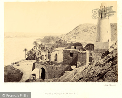 Ruined Mosque At Mishdd, Near Philae 1860, Assouan