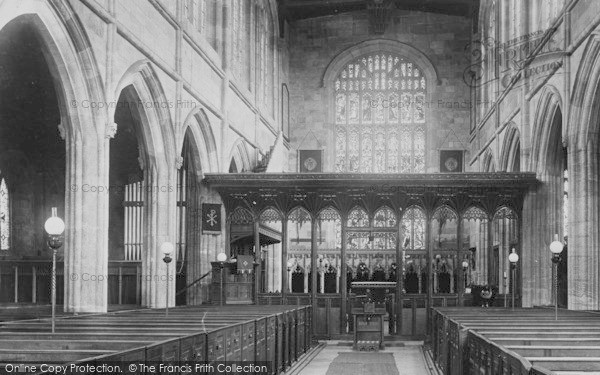 Photo of Astbury, St Mary's Church Interior 1897