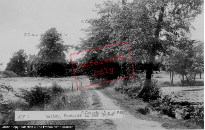 Photo of Astley, Footpath To Church c.1955