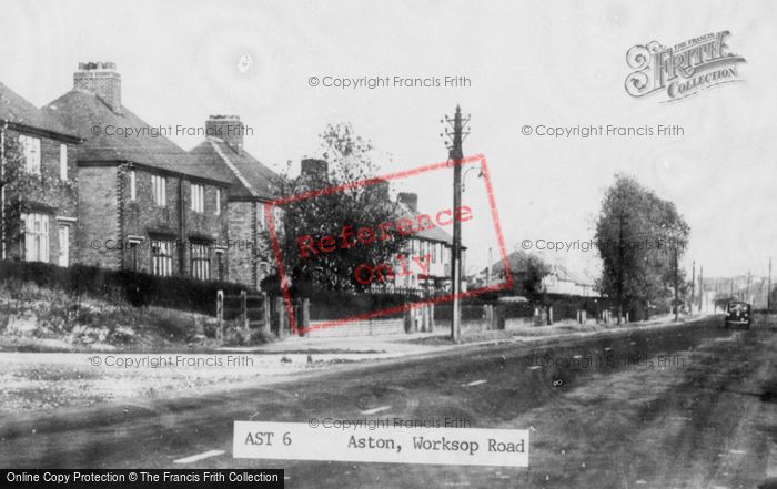 Photo of Aston, Worksop Road c.1950