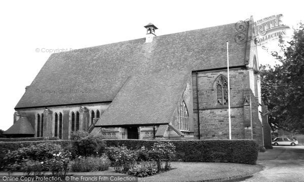 Photo of Astwood Bank, St Matthias and St George Parish Church c1965