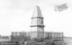 King Alfred Monument c.1960, Athelney