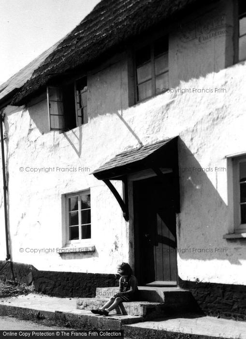 Photo of Atherington, Girl In The Village c.1950